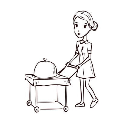 Hizmetçi. Hizmetçi hizmet