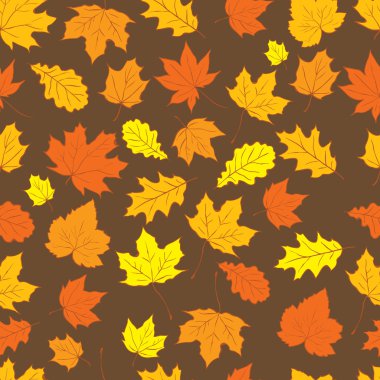 Yapraklı sonbahar arkaplanı