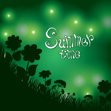 elle çizilmiş yaz arka plan