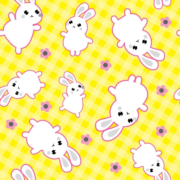 Kawaii conejito de Pascua — Archivo Imágenes Vectoriales