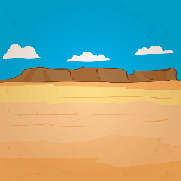 Pittura a mano Arizona paesaggio — Vettoriale Stock