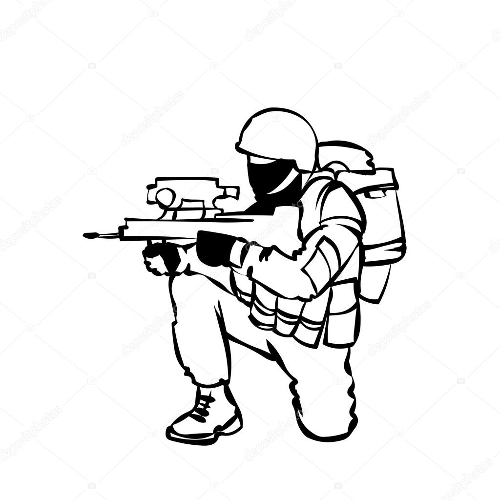 Ww2 Russian Soldier Drawing