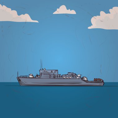 Modern deniz balıkçı gemisi