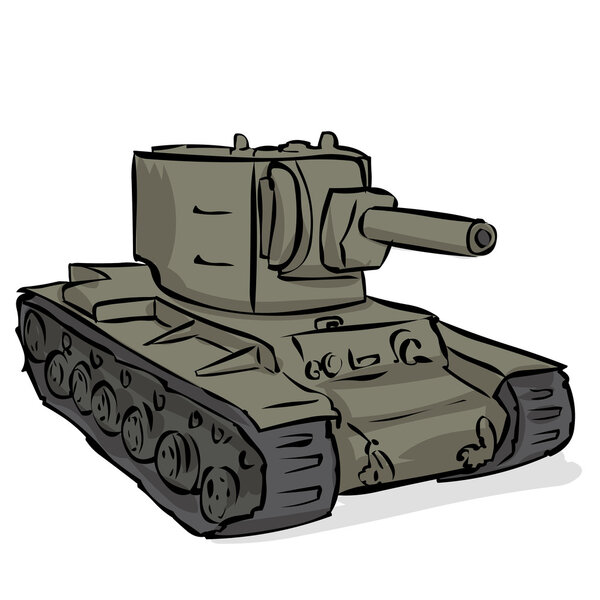 Тяжелый танк КВ 2
