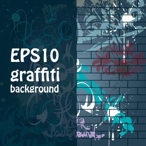 Graffiti background design — Stock Vector