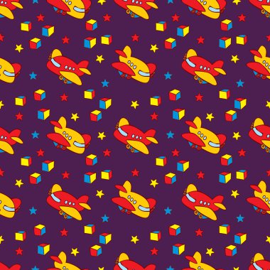 desen ile oyuncak uçak