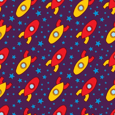 oyuncak roket desenle