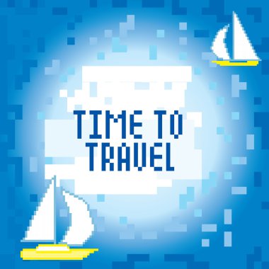 Yaz tatili Pixel art