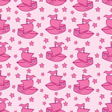 oyuncak tekneler ile desen