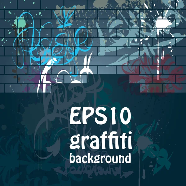 Graffiti Elementos de diseño caligráfico — Vector de stock