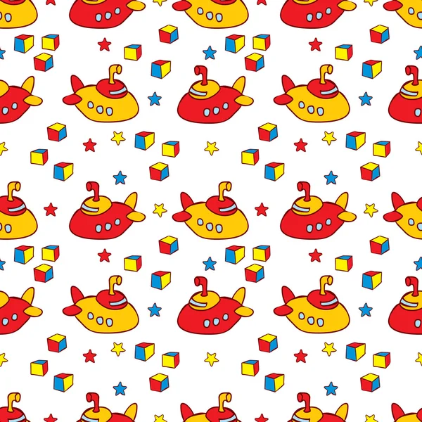 oyuncak denizaltı ile desen