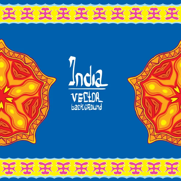 Hand drawn indian ornament — Stock Vector