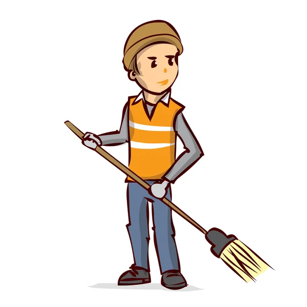 Street Sweeper at Work Stock Vector Image by ©dergriza #107837714