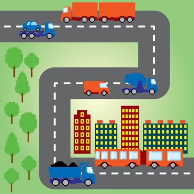 Piksel ulaşım Infographic ayarlayın. Eski okul bilgisayar grafik stili.