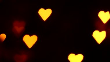 Sevgililer günü kalpleri, arka plan yanıp sönen,