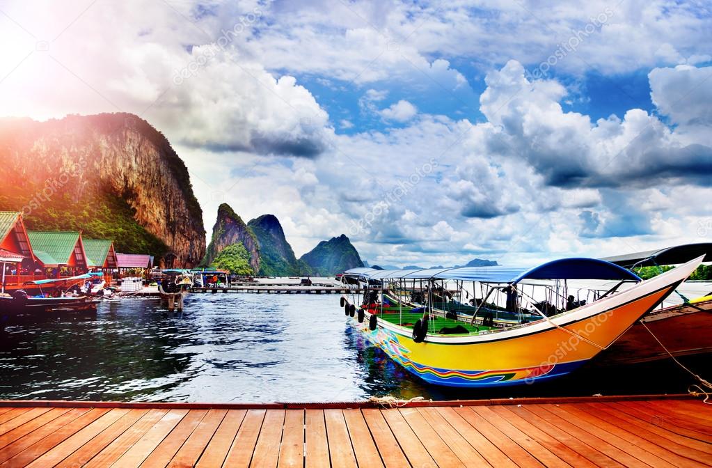 Beautiful tropical beach landscape in Thailand Adaman sea