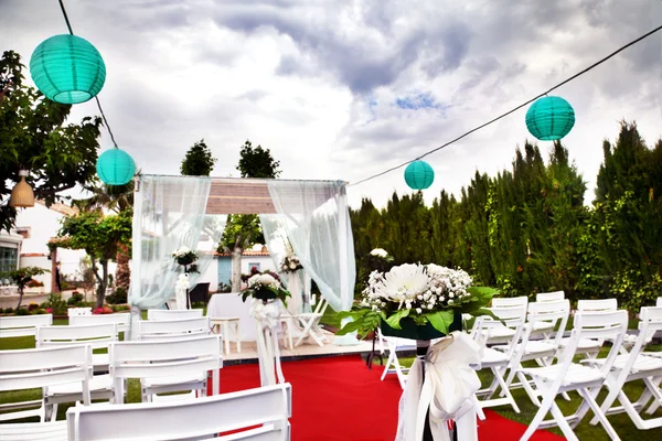 Outdoor ceremony. Decoration of celebrations. weddings