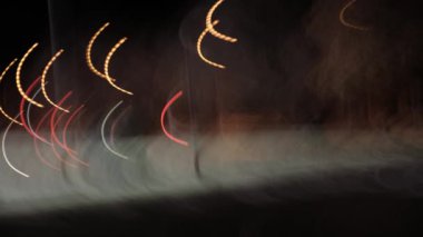 Çılgın ateş ışıklarının videosu