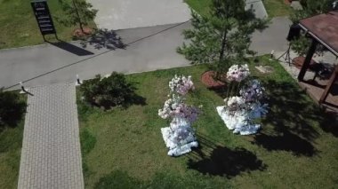Arch Wedding Tören Salonu Dekor Gimbal Maui Hawaii Düğünü 'nü vurdu. Kemer Düğün Töreni Mekanı Dekor Gimbal Maui Hawaii Düğünü 'nü vurdu