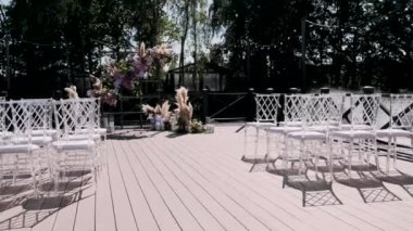 Arch Wedding Tören Salonu Dekor Gimbal Maui Hawaii Düğünü 'nü vurdu. Kemer Düğün Töreni Mekanı Dekor Gimbal Maui Hawaii Düğünü 'nü vurdu