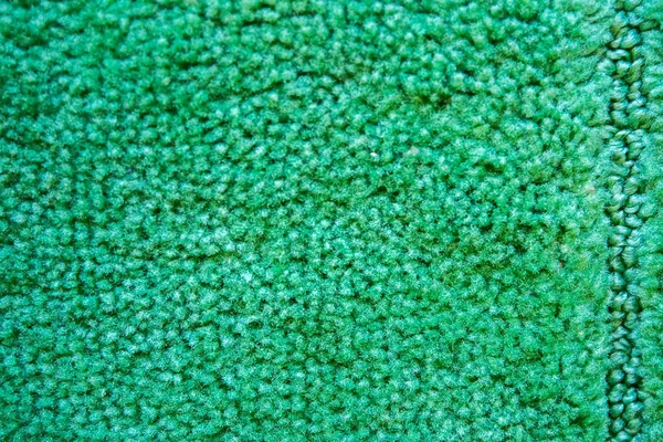 Closeup Green Fluffy Fabric Background Texture — Stock Photo, Image
