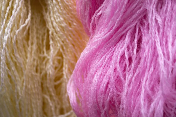 Closeup Rózsaszín Szálak Háttér Textúra — Stock Fotó