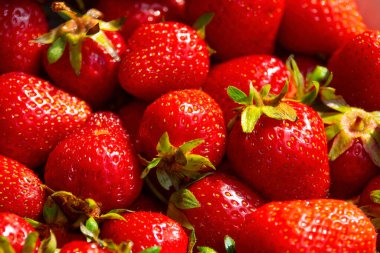 Yakın plan çilek, meyve arkaplan dokusu