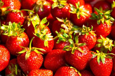 Yakın plan çilek, meyve arkaplan dokusu