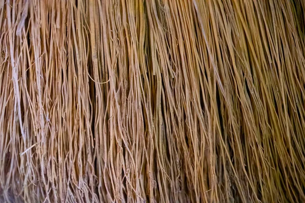Закрыть Естественную Текстуру Фона Метлы — стоковое фото