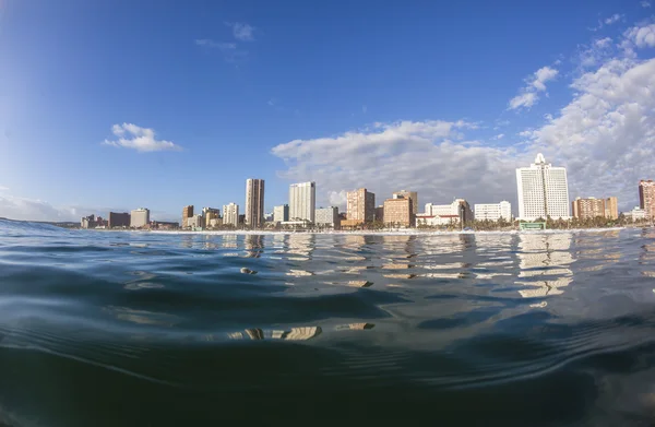 Durban Beachfront Ocean Water Landscape — Stock Photo, Image