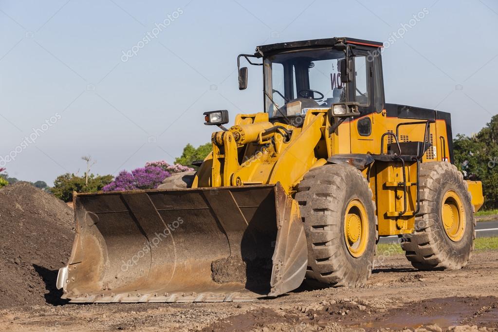 Earthworks Grader Machine  V hicule image libre de droit 