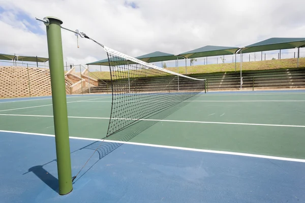 Tenis Trybunał niebieski zielony — Zdjęcie stockowe