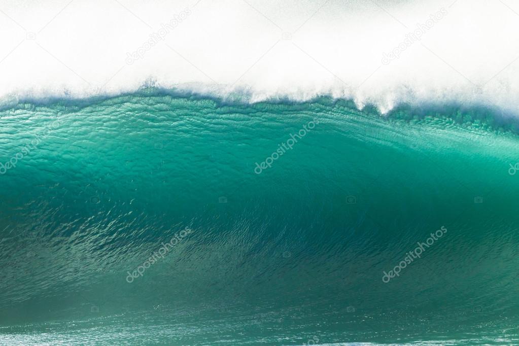 Wave Blue Ocean Wall