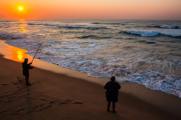 Playa Pescador Salida del sol Océano — Foto de Stock