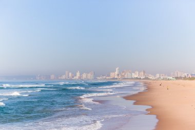 Beachfront okyanus Durban manzara