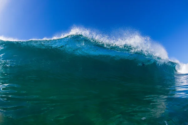 Onda Azul Oceano Natação — Fotografia de Stock