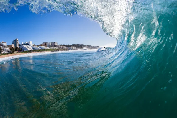 Fala wewnątrz Surfing perspektywy — Zdjęcie stockowe