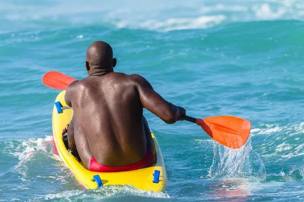 Lifeguard Rescue Craft Paddling — Stock Photo, Image