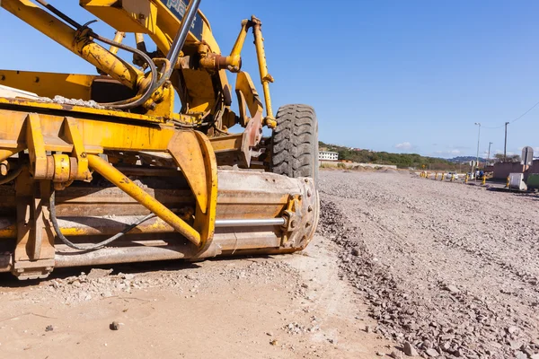 Grader macchina costruzione della strada — Foto Stock