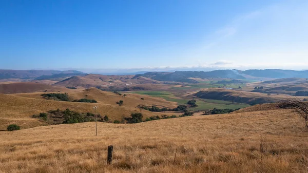 Farming Valley Πανοραμική Φωτογραφία Στο Midlands Της Natal Στο Δρόμο — Φωτογραφία Αρχείου