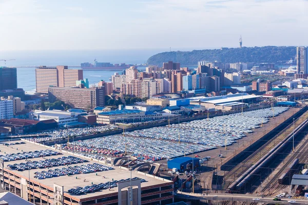 Durban Harbor Car Terminal — Stock Photo, Image