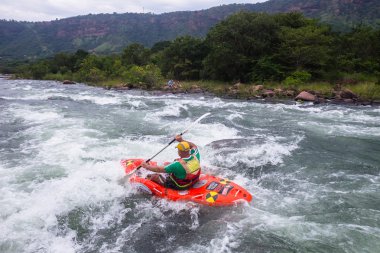 Kayaks nehir eylem