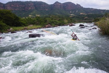 Kayaks nehir eylem