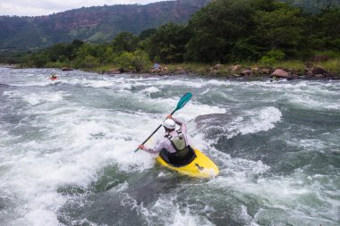 Kayaks nehir eylem