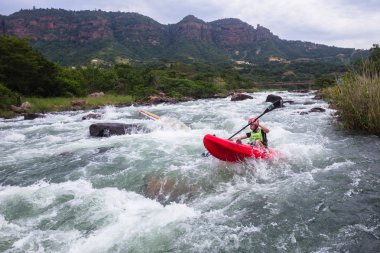 Kayaks nehir eylem