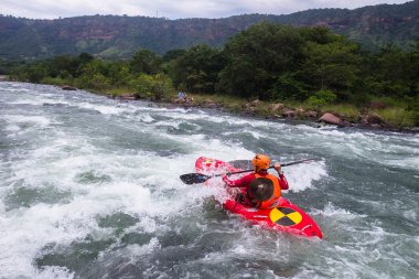 Kayaks nehir eylem