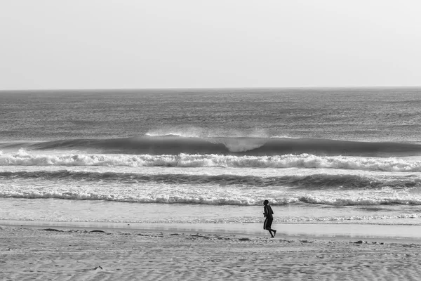 Running strand golven Vintage — Stockfoto