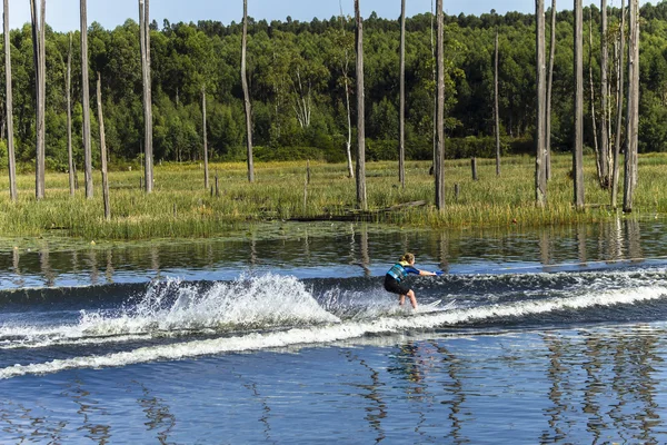 Girl Water-Skiing — Stock Photo, Image