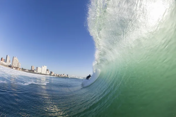 Surfing agua acción Durban — Foto de Stock