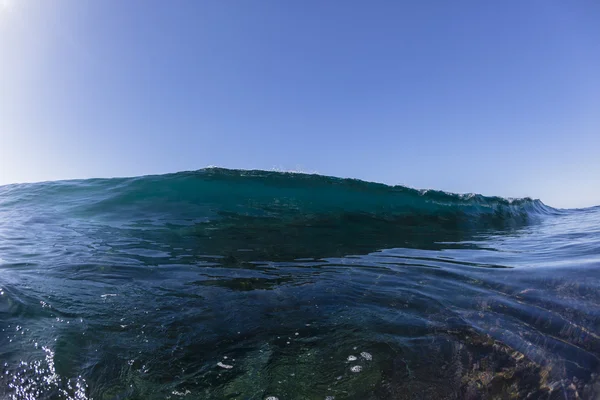Sekély zátony kék hullám — Stock Fotó